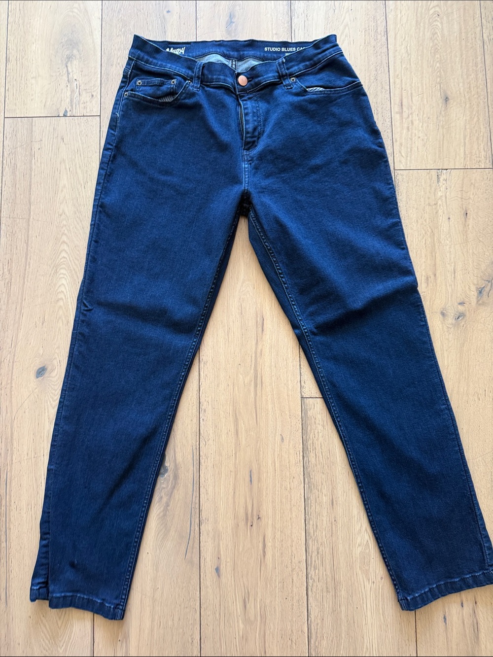 Dark Blue Fulton Relaxed Fit 35 x 32 Mugsy Jeans